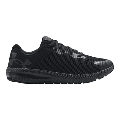 Under Armour Men's Charged Pursuit 2 Big Logo Running Shoes, 4E Extra Wide Width, Mesh, Cushioned