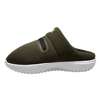 Nike Men's Burrow Slippers, Slip On, Open Heel, Indoor, Outdoor, Fleece