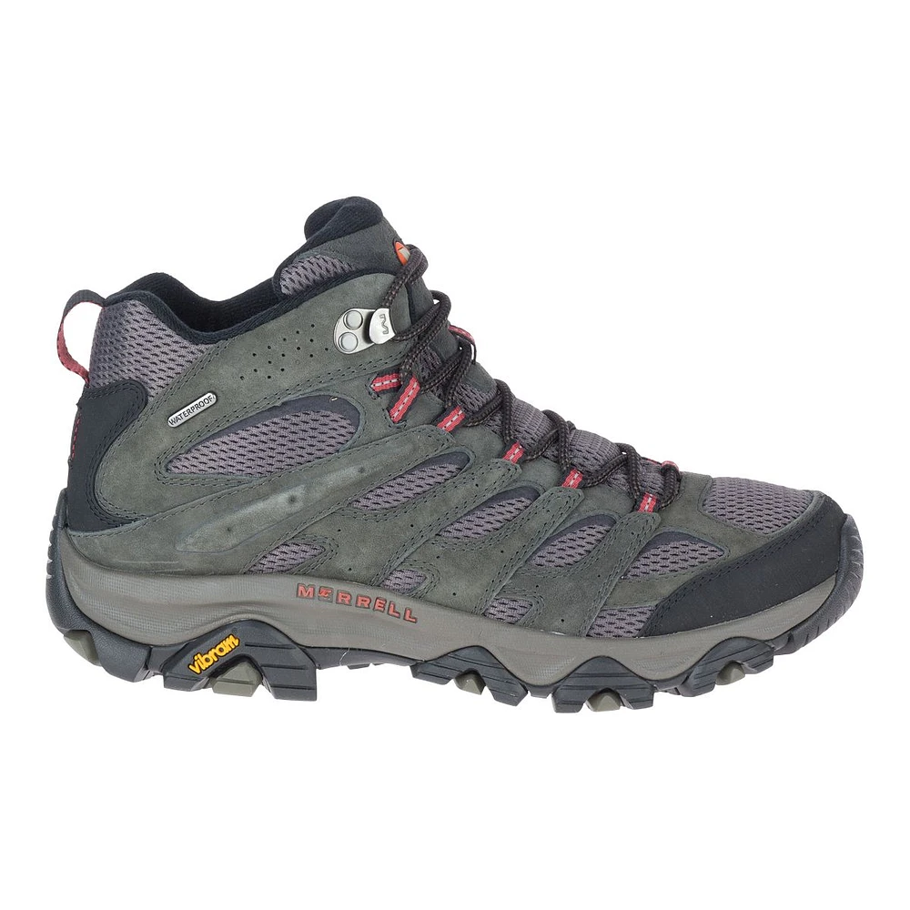 Merrell Men's Moab 3 Mid Wide Leather Hiking Boots