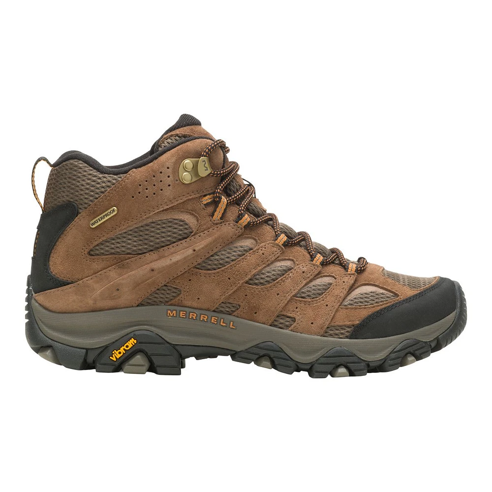 Merrell Men's MOAB 3 Mid Waterproof Leather Hiking Boots