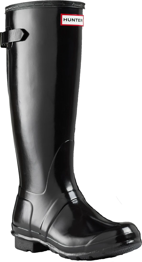 Hunter Women's Original Back Adjustable Wellington Rubber Rain Boots, Tall, Waterproof