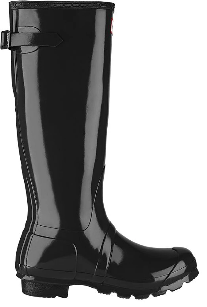 Hunter Women's Original Back Adjustable Wellington Rubber Rain Boots, Tall, Waterproof