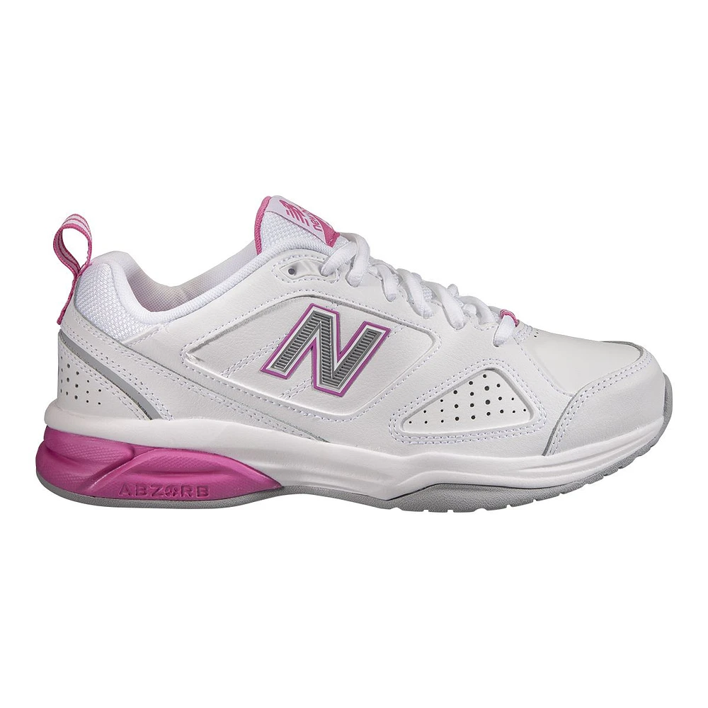 New Balance Women's 623v3 Training Shoes, Wide Width, Gym, Cushioned, Leather