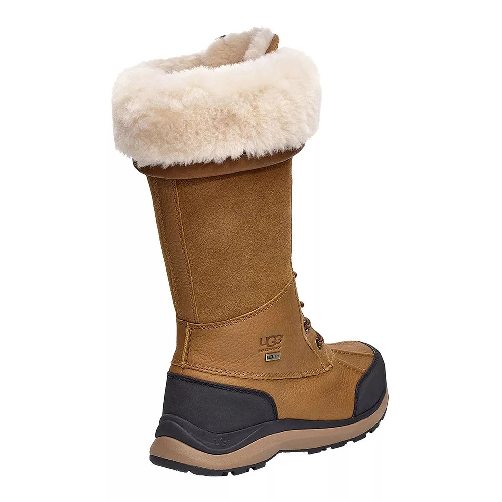 UGG Women's Adirondack Tall Waterproof Insulated Wool-Lined Winter Boots