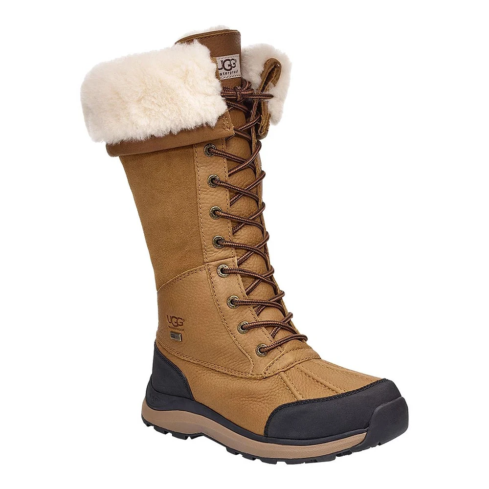 UGG Women's Adirondack Tall Waterproof Insulated Wool-Lined Winter Boots