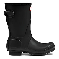 Hunter Women's Original Back Adjustable Rubber Rain Boots, Short, Waterproof, Outdoor