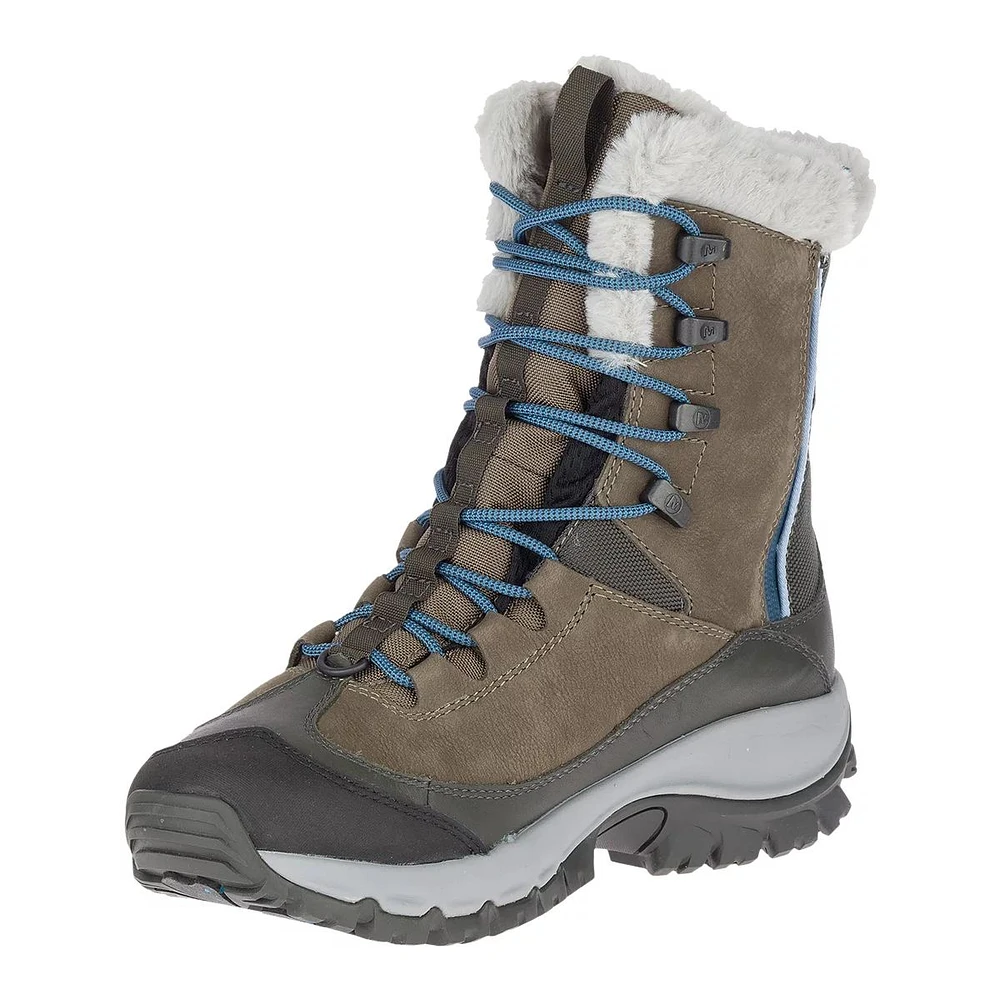 Merrell Women's Thermo Rhea Mid Waterproof Winter Boots - Olive