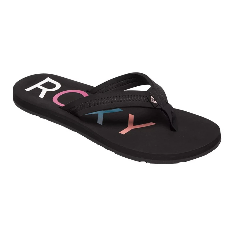 Roxy Women's Vista III Water-Resistant Beach Flip Flops Sandals