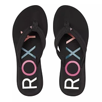 Roxy Women's Vista III Water-Resistant Beach Flip Flops Sandals