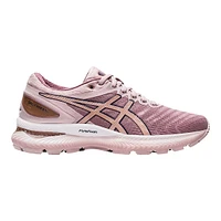 ASICS Women's Gel Nimbus 22 Running Shoes, Mesh, Lightweight, Breathable