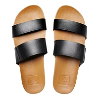 Reef Women's Cushion Bounce Two Strap Slides/Sandals, Wide Fit