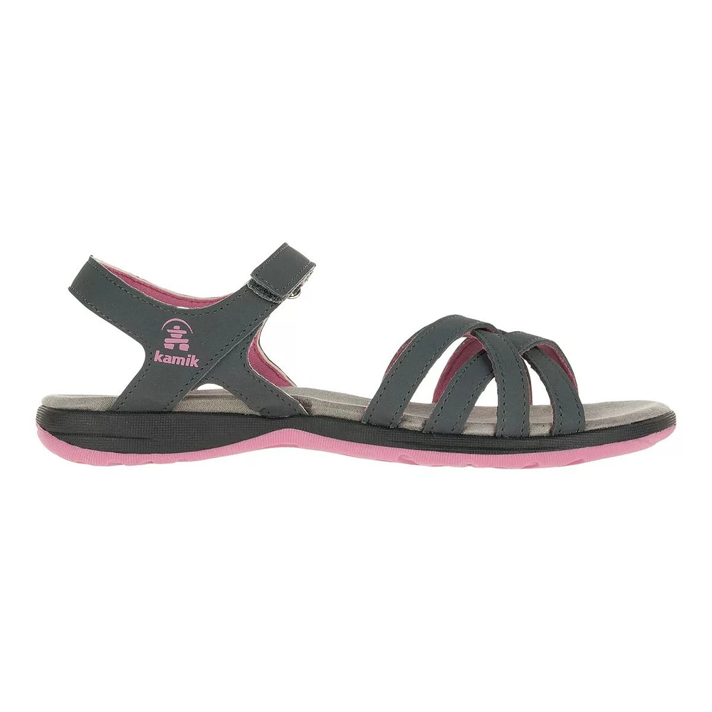 Kamik Women's Regina Multi Strap Sandals, Sport, Beach, Walking