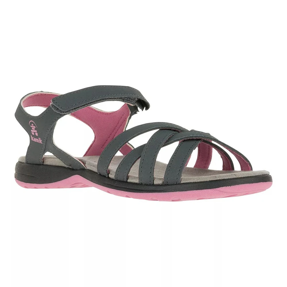 Kamik Women's Regina Multi Strap Sandals, Sport, Beach, Walking