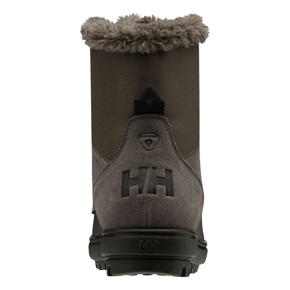 Helly Hansen Women's Sorrento Winter Boots, Mid Top, Waterproof, Non Slip, Faux Fur