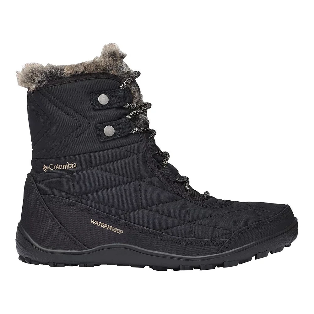 Columbia Women's Minx Shorty III Suede Waterproof Insulated Winter Boots