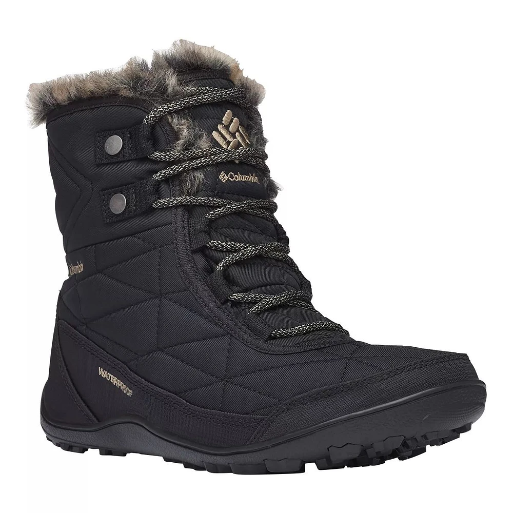 Columbia Women's Minx Shorty III Suede Waterproof Insulated Winter Boots