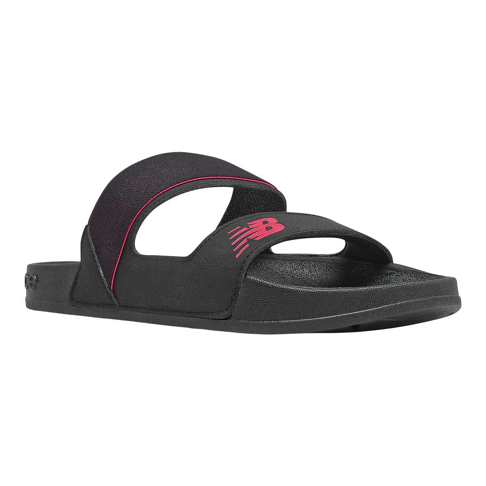 New Balance Women's 202 Slides/Sandals, Sport, Casual, Double Strap