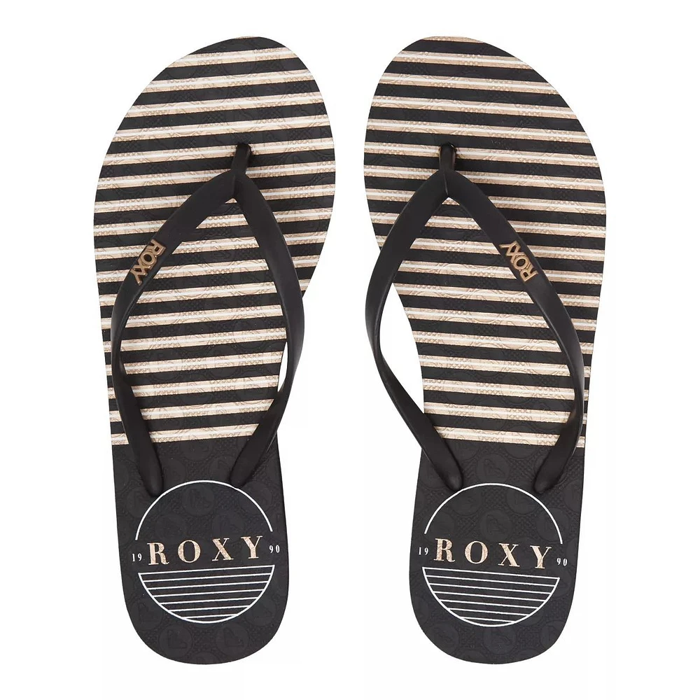 Roxy Women's Viva Stamp II Flip Flops/Sandals