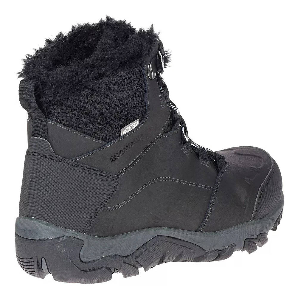 Merrell Women's Thermo Fractal Mid Waterproof Lightweight Hiking Winter Boots