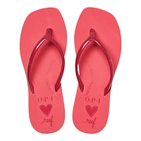 Reef Women's Seas x OPI Flip Flops/Sandals