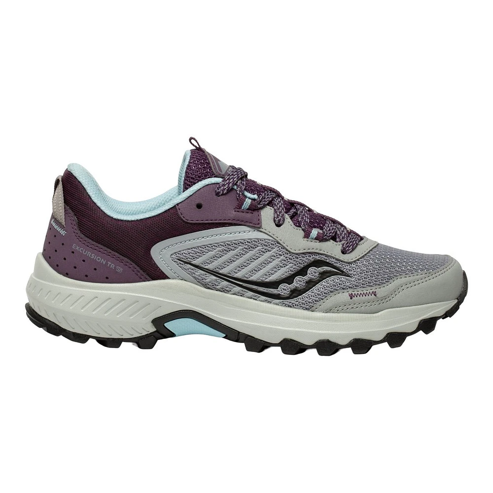 Saucony Women's Excursion TR15 Trail Running Shoes, Mid-Cut, Hiking, Training, Cushioned