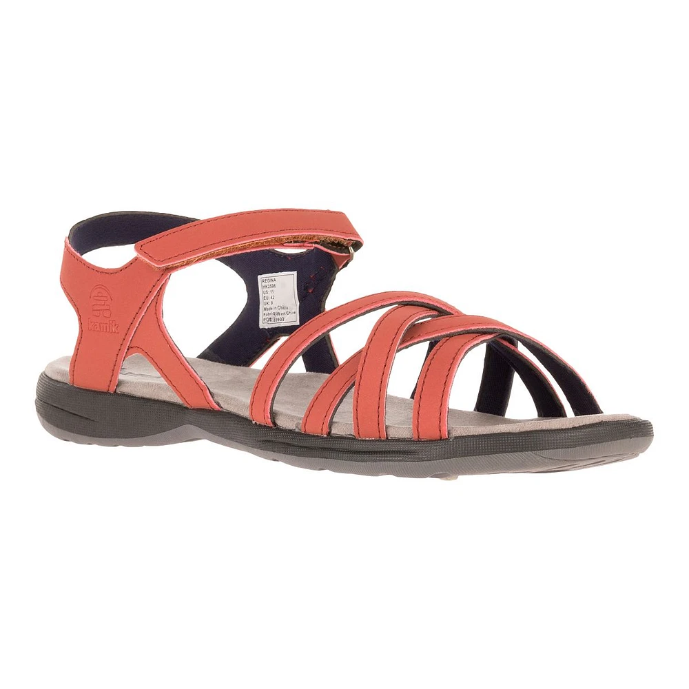 Kamik Women's Regina Multi Strap Sandals, Sport, Beach, Walking