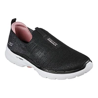 Skechers GoWalk 6 Slip On Shoes, Sneakers, Wide Fit