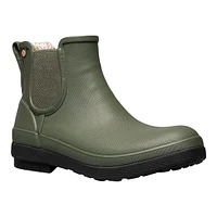 Bogs Women's Amanda Plush II Waterproof Slip-On Rain Boots