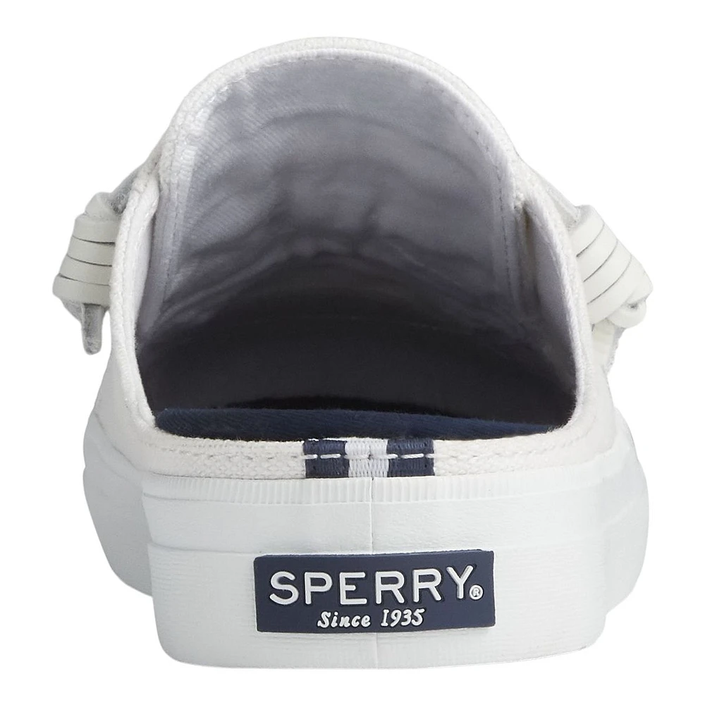 Sperry Women's Crest Vibe Canvas Mules - White