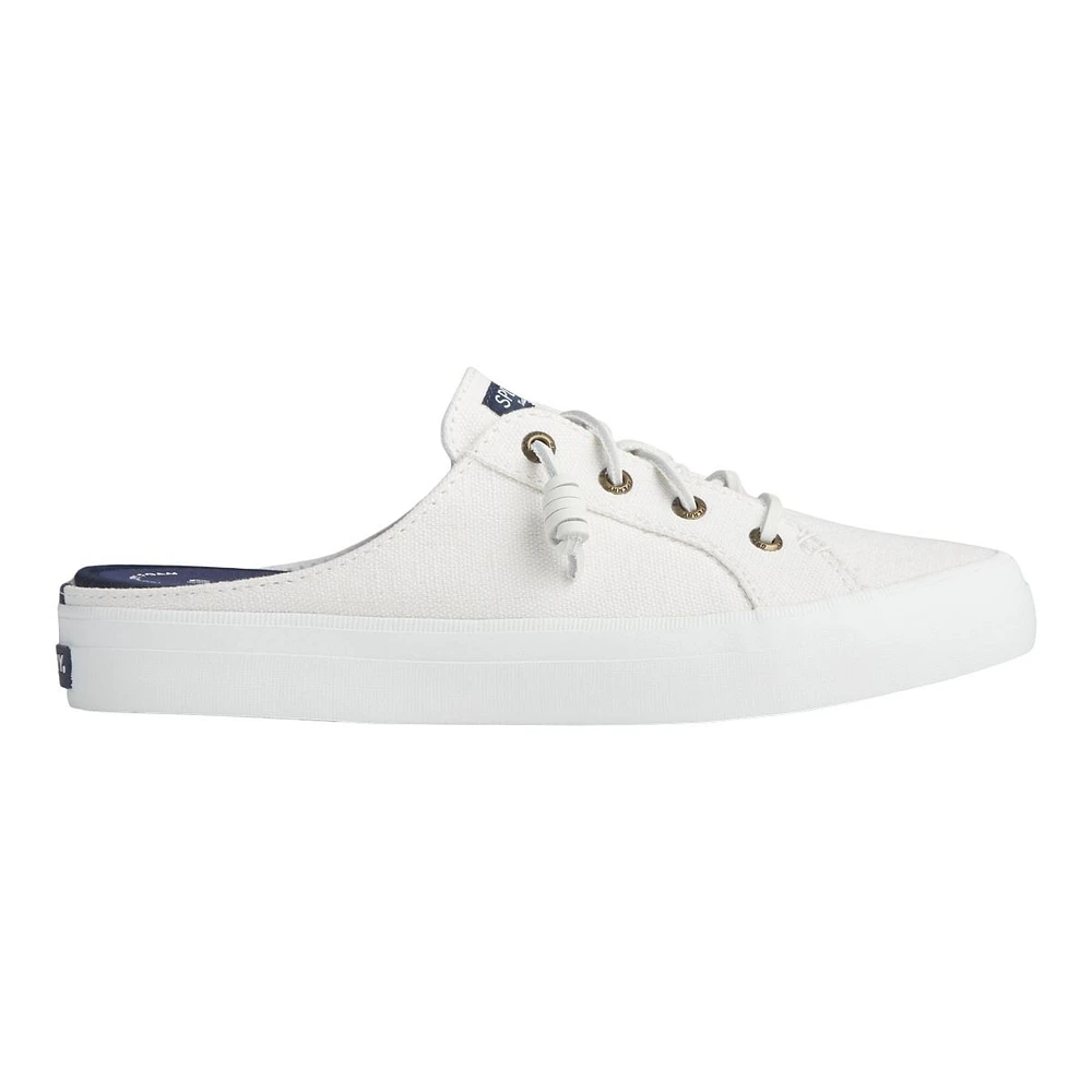 Sperry Women's Crest Vibe Canvas Mules - White