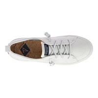 Sperry Women's Crest Vibe Leather Sneakers - White