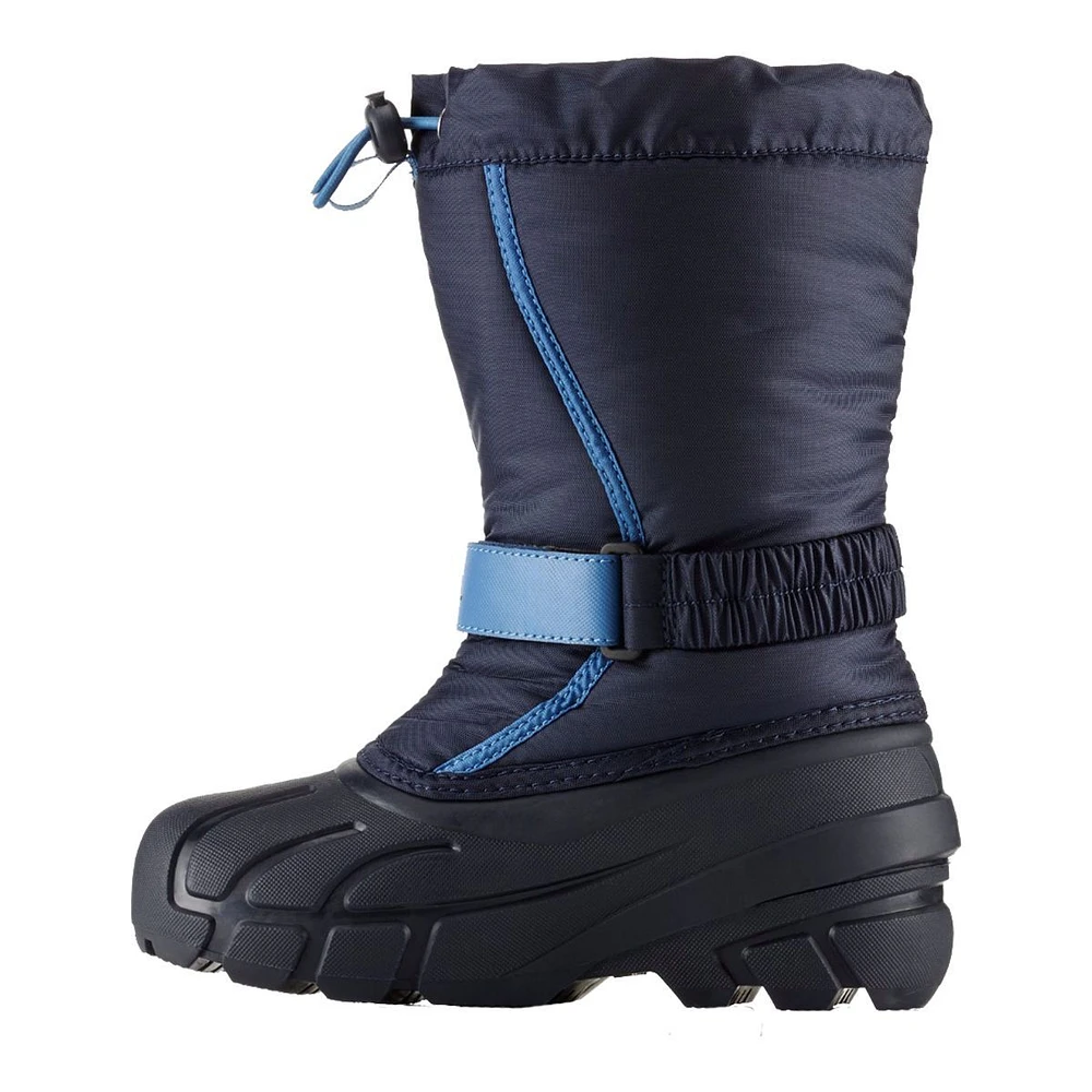 Sorel Kids' Flurry Waterproof Insulated Velcro Winter Boots