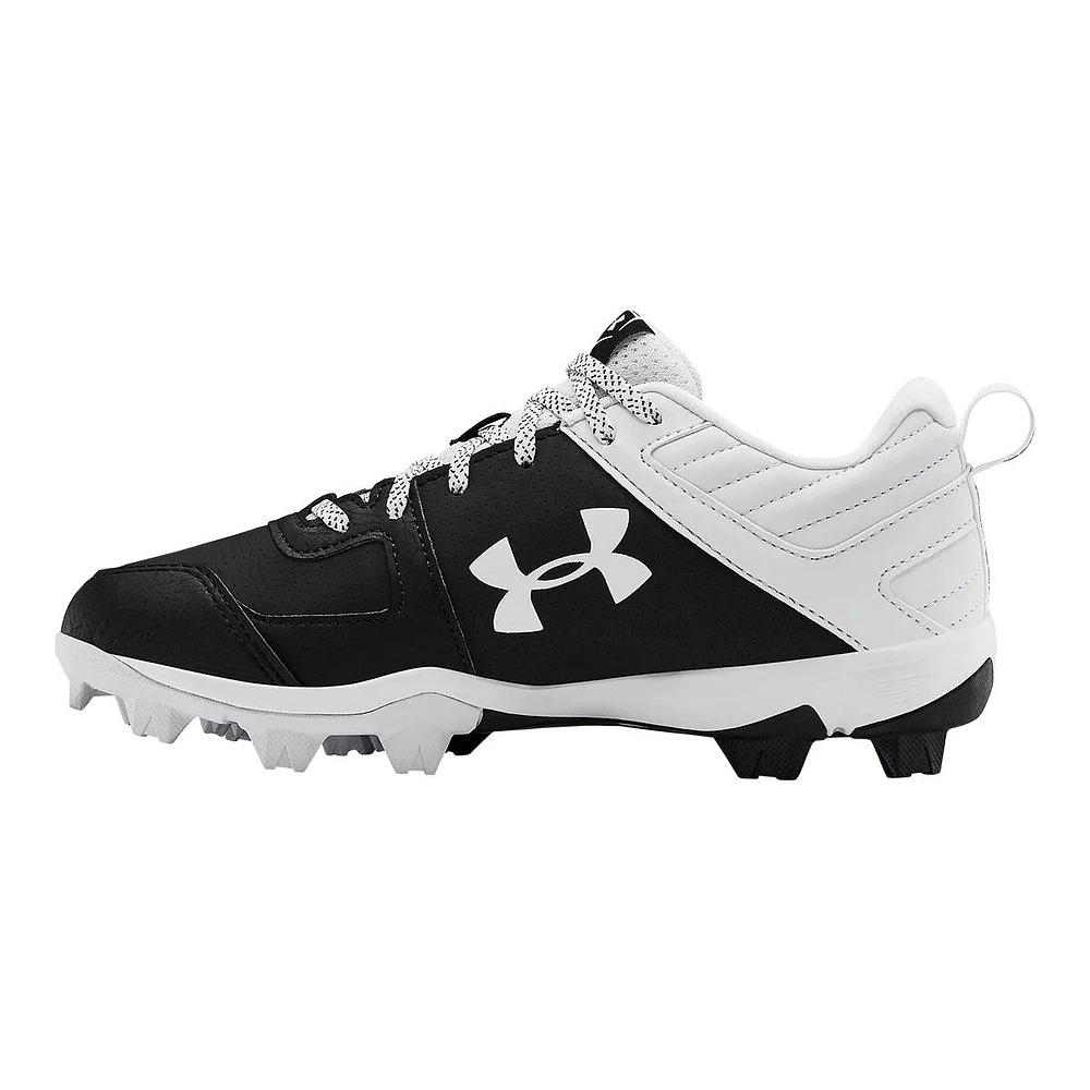 Under Armor Kids' Pre-School/Grade School Leadoff Rubber Molded Baseball Cleats