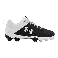 Under Armor Kids' Pre-School/Grade School Leadoff Rubber Molded Baseball Cleats