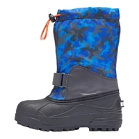 Columbia Kids' Powderbug Forty Print Waterproof Insulated Non-Slip Winter Boots