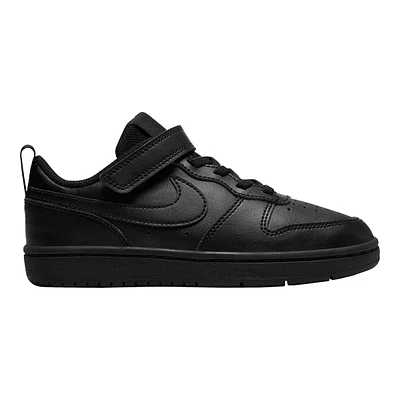 Nike Kids' Pre-School Court Borough 2 Shoes, Boys, Low Top, Basketball, Leather, Velcro