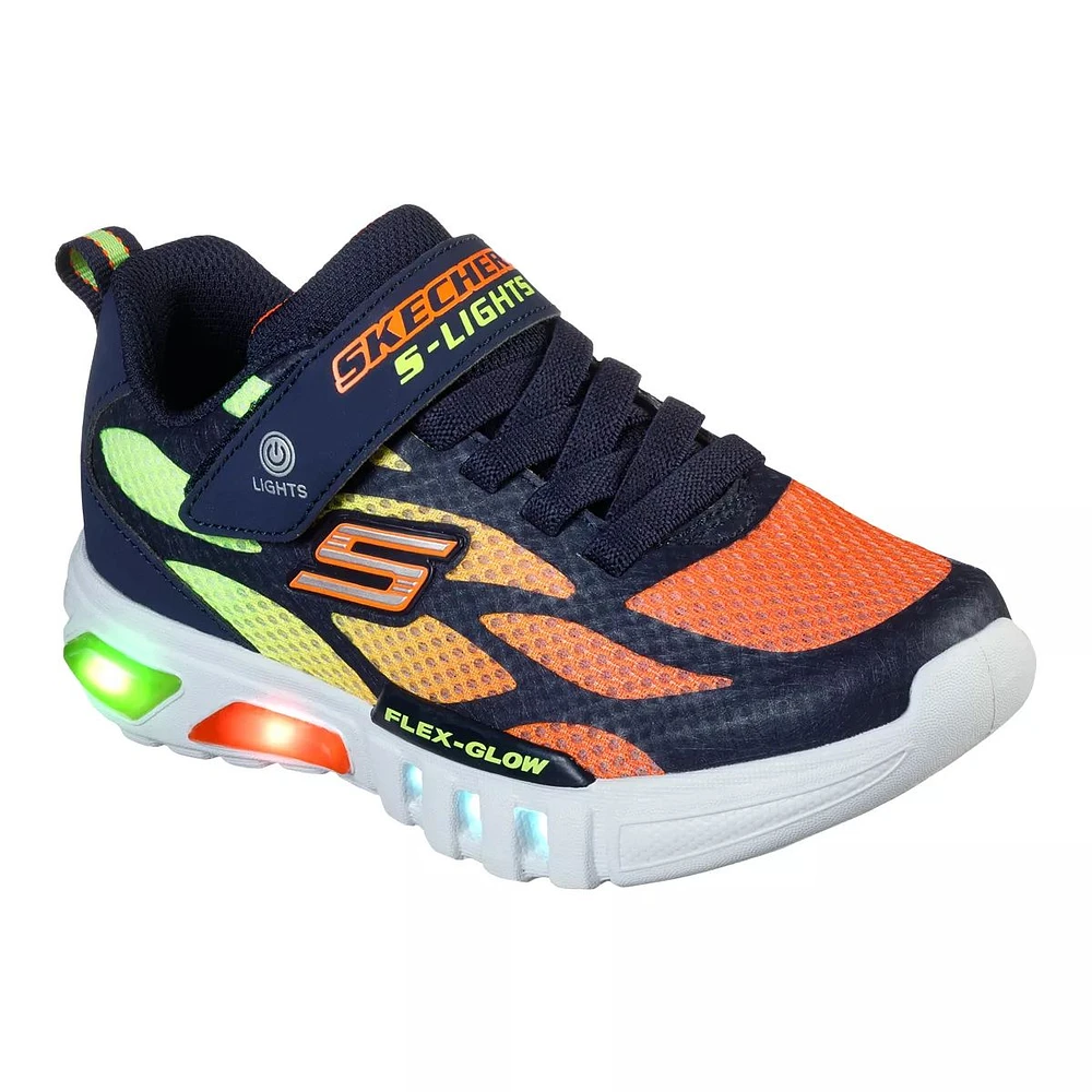 Skechers Kids' Pre-School S Lights: Flex-Glow Dezlo AC Shoes, Boys, Athletic, Velcro