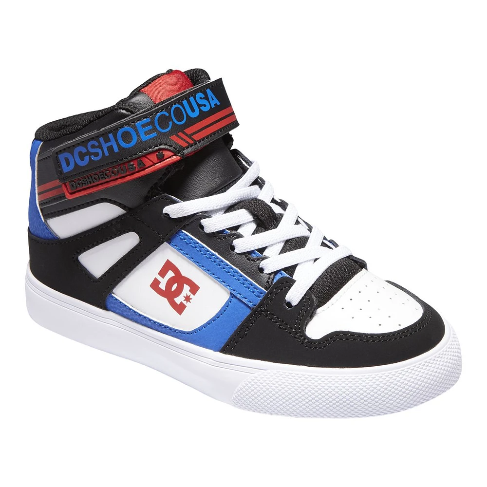 DC Kids' Pre-School/Grade School Pure EV Skate Shoes, Sneakers, Boys', High Top