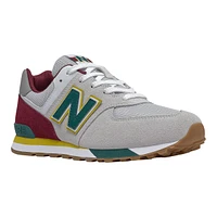 New Balance Kids' Grade School 574 Shoes, Boys, Casual, Sneakers, Velcro, Cushioned