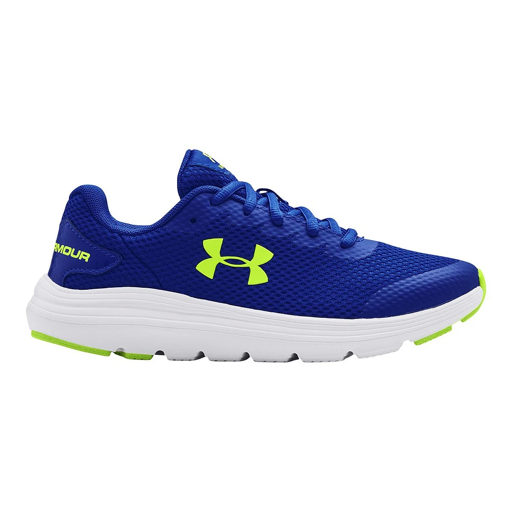 Under Armour Kids' Grade School Surge 2 Sneakers, Boys', Wide Width, Mesh