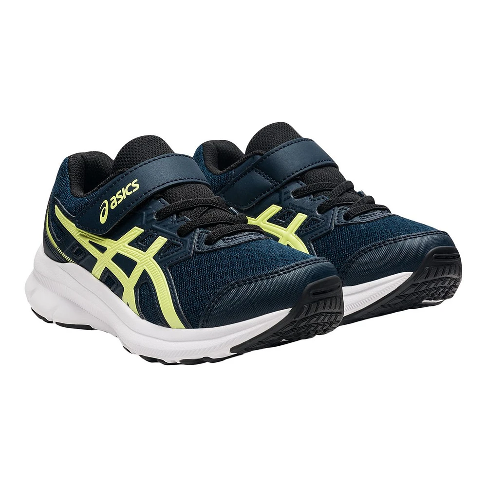 ASICS Kids' Pre-School Jolt 3 Sneakers, Boys', Slip On, Road, Running, Leather