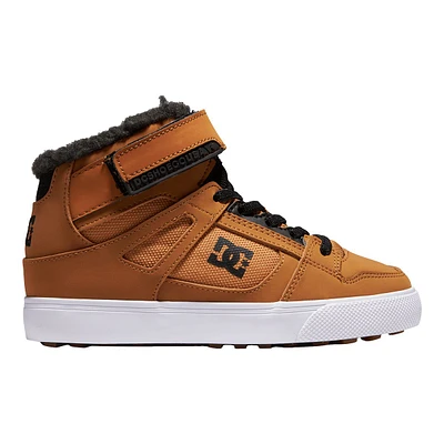 DC Kids' Grade School Pure WNT EV Skate Shoes, Sneakers, Boys', High Top