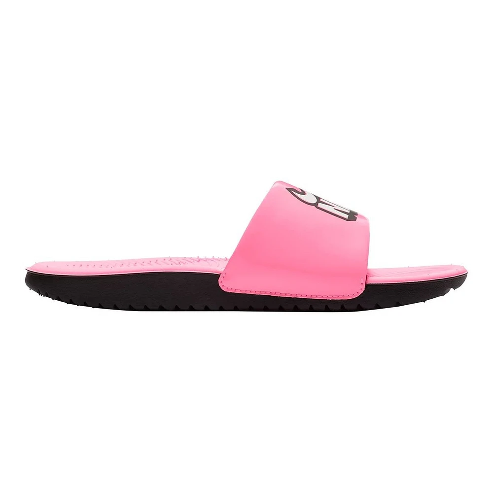 Nike Kids' Pre-School/Grade School Kawa Slides/Sandals, Girls', Leather