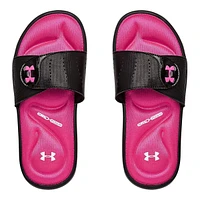 Under Armour Kids' Grade School Ignite IX Slides/Sandals, Girls'