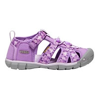 Keen Kids' Grade School Seacamp II CNX Closed Toe Sandals/Shoes, Girls', Heel Strap