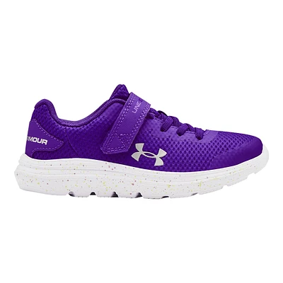 Under Armour Kids' Pre-School Surge 2 AC Sneakers, Girls', Trail, Mesh