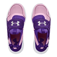 Under Armour Kids' Grade School Runplay Sneakers, Girls', Slip On, Running