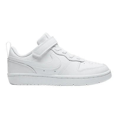 Nike Kids' Pre-School Court Borough 2 Shoes, Girls, Low Top, Basketball, Velcro