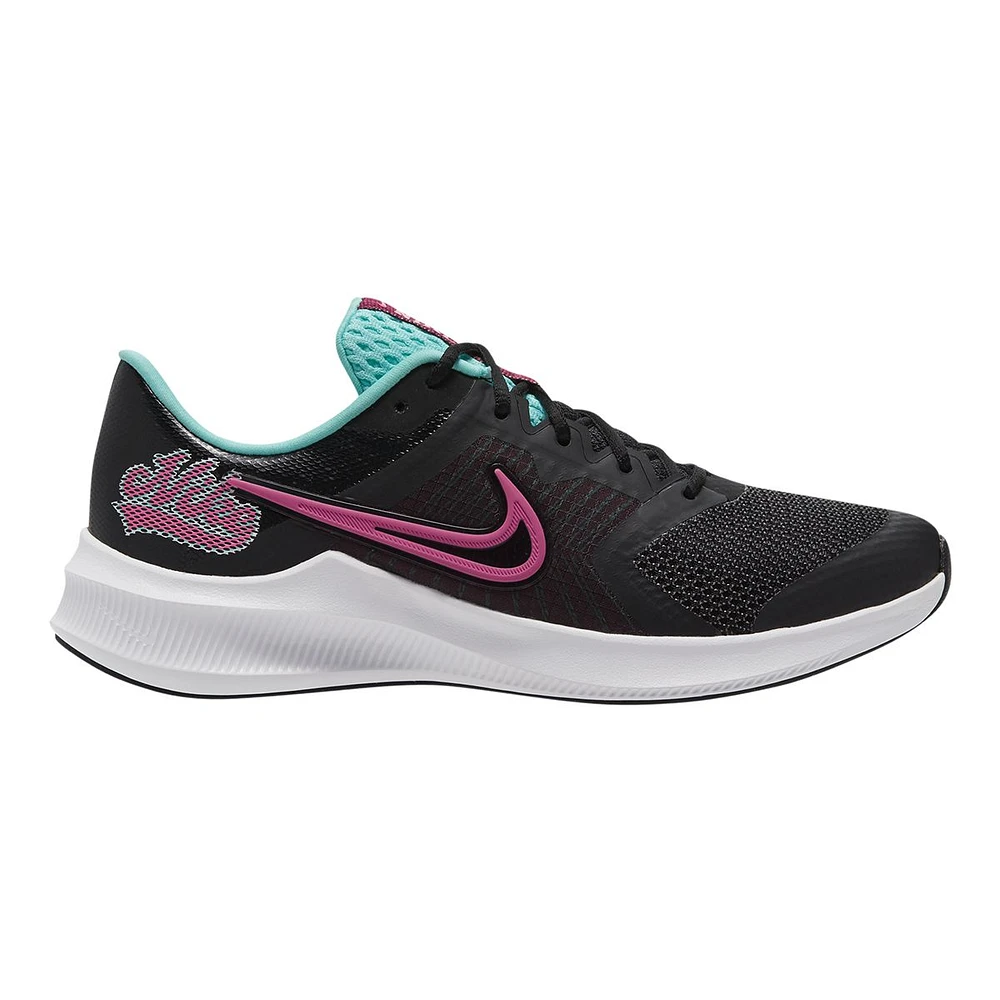 Nike Kids' Grade School Downshifter 11 Sneakers, Girls', Running, Mesh, Lightweight