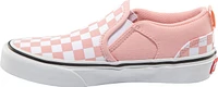 Vans Kids' Pre-School/Grade School Asher Checkerboard Powder Skate Shoes, Sneakers, Girls'